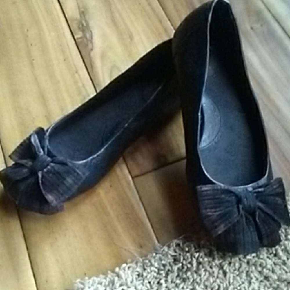 Born BOCBlack Plaid Bow Flats